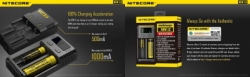 large CHARGER BATTERY TORCH NITECORE INTELLCHARGER NIMH I2 DOUBLE SLOT BALIDIVESHOP 12